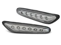 Boczne kierunkowskazy CHROME LED BMW E46 / E60 / E87 / E90 największy sklep tuningowy w Polsce!