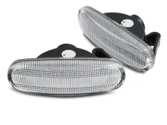 Boczne kierunkowskazy FIAT PUNTO / PANDA / STILO /  IDEA / LINEA / MULTIPLA WHITE LED SEQ największy sklep tuningowy w Polsce!