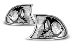 Przednie kierunkowskazy CHROME BMW E46 04.99-08.01 COUPE największy sklep tuningowy w Polsce!