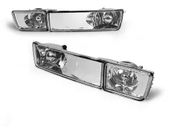 Przednie kierunkowskazy with FOG LIGHTS CHROME VW GOLF 3 / VENTO największy sklep tuningowy w Polsce!