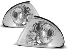 Przednie kierunkowskazy CHROME BMW E46 05.98-08.01 największy sklep tuningowy w Polsce!