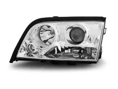 Lampy przednie CHROME MERCEDES W202 C-KLASA 06.93-06.00 największy sklep tuningowy w Polsce!