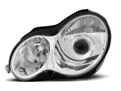 Lampy przednie CHROME MERCEDES W203 C-KLASA 07.00-03.04 największy sklep tuningowy w Polsce!