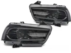 Lampy przednie DODGE CHARGER LX II 11-15 LED BLACK największy sklep tuningowy w Polsce!