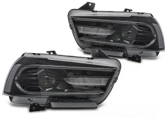 Lampy przednie DODGE CHARGER LX II 11-15 LED BLACK