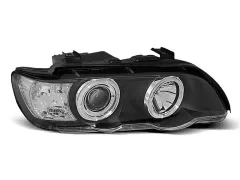 Lampy przednie ANGEL EYES BLACK BMW X5 E53 09.99-10.03 największy sklep tuningowy w Polsce!