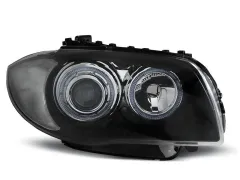 Lampy przednie ANGEL EYES BLACK BMW 1 E87/E81/82/88 04-11 największy sklep tuningowy w Polsce!