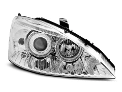 Lampy przednie FORD FOCUS 10.98-10.01 ANGEL EYES CHROME