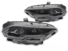 Lampy przednie LED BLACK FORD MUSTANG 18-21 największy sklep tuningowy w Polsce!
