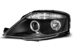 Lampy przednie CITROEN C3 03.02-09 ANGEL EYES BLACK