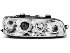 Lampy przednie FIAT PUNTO 2 10.99-06.03 ANGEL EYES CHROME największy sklep tuningowy w Polsce!