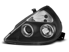 Lampy przednie FORD KA 11.96-08  ANGEL EYES BLACK