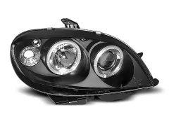 Lampy przednie CITROEN SAXO 09.99-06.03 ANGEL EYES BLACK największy sklep tuningowy w Polsce!
