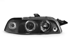 Lampy przednie FIAT PUNTO 1 11.93-09.99 ANGEL EYES BLACK największy sklep tuningowy w Polsce!