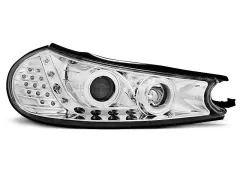 Lampy przednie FORD MONDEO 10.96-08.00 (+DRL) CHROME największy sklep tuningowy w Polsce!