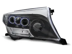 Lampy przednie TOYOTA LAND CRUISER FJ200 07-12 PROJEKTOR BLACK CHROM największy sklep tuningowy w Polsce!