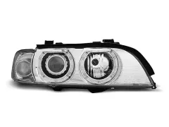 Lampy przednie ANGEL EYES CHROME BMW E39 09.95-06.03 największy sklep tuningowy w Polsce!