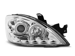 Lampy przednie MITSUBISHI LANCER 7 04-07 (+DRL) CHROME największy sklep tuningowy w Polsce!