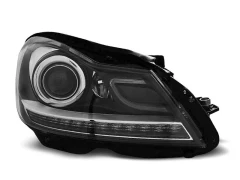 Lampy przednie BLACK MERCEDES W204 11-