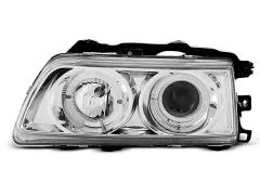 Lampy przednie HONDA CRX 90-02.92 ANGEL EYES CHROME