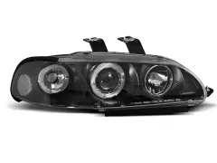 Lampy przednie HONDA CIVIC 09.91-08.95 2D/3D ANGEL EYES BLACK największy sklep tuningowy w Polsce!