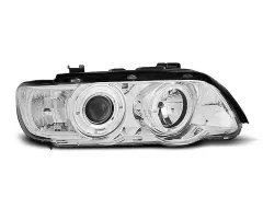 Lampy przednie ANGEL EYES CHROME BMW X5 E53 09.99-10.03 największy sklep tuningowy w Polsce!