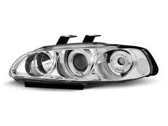 Lampy przednie HONDA CIVIC 09.91-08.95 4D ANGEL EYES CHROME największy sklep tuningowy w Polsce!