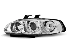 Lampy przednie HONDA CIVIC 09.91-08.95 4D ANGEL EYES CHROME