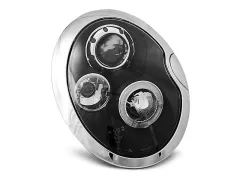 Lampy przednie ANGEL EYES BLACK BMW MINI (COOPER) 01-04 największy sklep tuningowy w Polsce!
