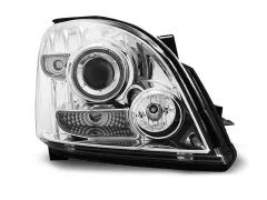 Lampy przednie TOYOTA LAND CRUISER 120 03-09 ANGEL EYES CHROME CCFL największy sklep tuningowy w Polsce!