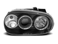 Lampy przednie ANGEL EYES BLACK VW GOLF 4 09.97-09.03