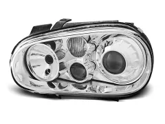 Lampy przednie SPORT CHROME VW GOLF 4 09.97-09.03 największy sklep tuningowy w Polsce!