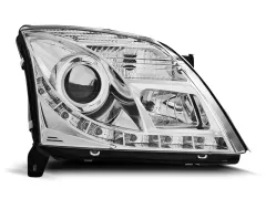 Lampy przednie OPEL VECTRA C 04.02-08.05 TRU DRL CHROME XENON D2S największy sklep tuningowy w Polsce!