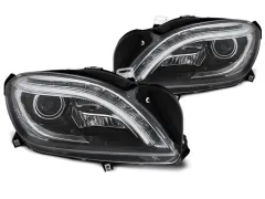 Lampy przednie BLACK LED MERCEDES M-CLASS W166 11-15 największy sklep tuningowy w Polsce!
