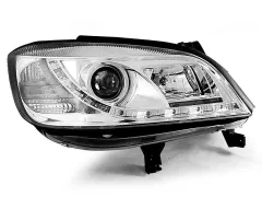 Lampy przednie OPEL ZAFIRA 04.99-06.05 (+DRL) CHROME największy sklep tuningowy w Polsce!