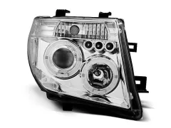 Lampy przednie NISSAN NAVARA D40/PATHFINDER 05-10 ANGEL EYES CHROME największy sklep tuningowy w Polsce!