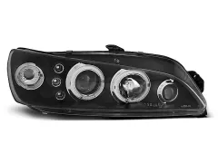 Lampy przednie PEUGEOT 306 05.97-03.01 ANGEL EYES BLACK największy sklep tuningowy w Polsce!