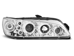 Lampy przednie PEUGEOT 306 05.97-03.01 ANGEL EYES CHROME największy sklep tuningowy w Polsce!