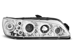 Lampy przednie PEUGEOT 306 05.97-03.01 ANGEL EYES CHROME