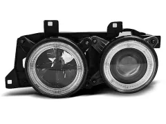 Lampy przednie ANGEL EYES BLACK BMW E32/E34 największy sklep tuningowy w Polsce!