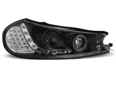 Lampy przednie FORD MONDEO 10.96-08.00 (+DRL) BLACK największy sklep tuningowy w Polsce!