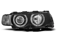 Lampy przednie ANGEL EYES BLACK BMW E38 09.98-07.01