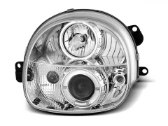 Lampy przednie RENAULT TWINGO 03.93-09.98 ANGEL EYES CHROME