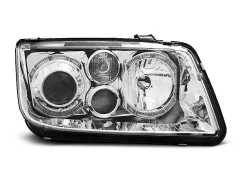 Lampy przednie ANGEL EYES CHROME VW BORA 09.98-07.05 największy sklep tuningowy w Polsce!