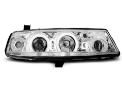 Lampy przednie OPEL CALIBRA 09.90-06.97 ANGEL EYES CHROME