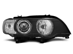 Lampy przednie ANGEL EYES BLACK BMW X5 E53 09.99-10.03 największy sklep tuningowy w Polsce!