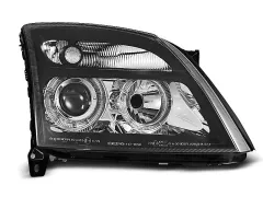 Lampy przednie OPEL VECTRA C 04.02-08.05 ANGEL EYES BLACK największy sklep tuningowy w Polsce!