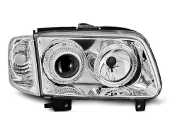 Lampy przednie ANGEL EYES CHROME VW POLO 6N2 10.99-10.01