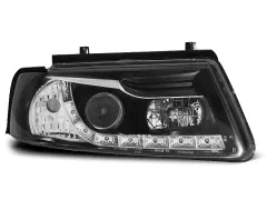 Lampy przednie (+DRL) BLACK VW PASSAT B5 11.96-08.00 największy sklep tuningowy w Polsce!