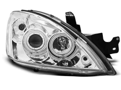 Lampy przednie MITSUBISHI LANCER 7 04-07 ANGEL EYES CHROME